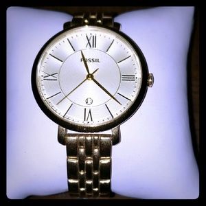 Woman's Fossil watch is ⌚